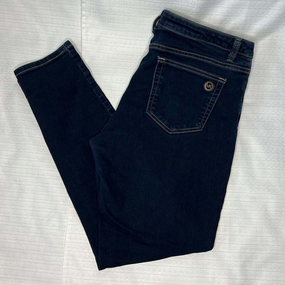 ⭐️👖Michael Kors Women’s IZZY Skinny Dark Wash Jeans - Sz 12⭐️